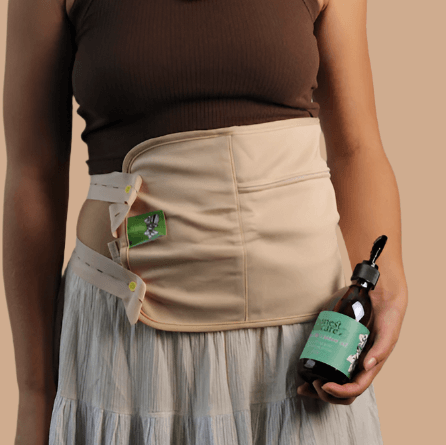 Castor Oil Waist Wrap